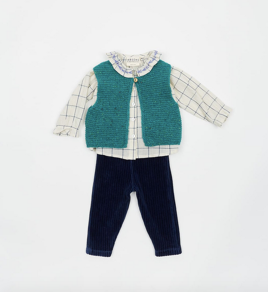 Legging bébé velours côtelé
