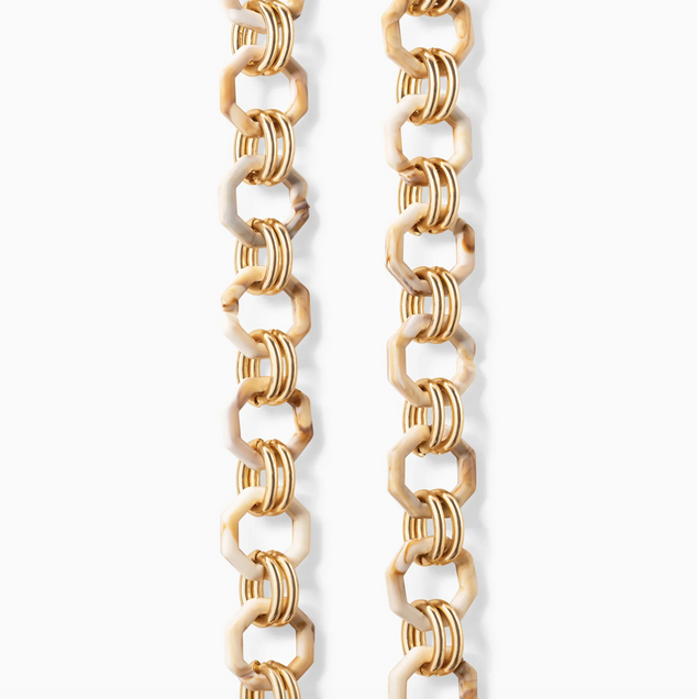 Chaine de téléphone Gina beige