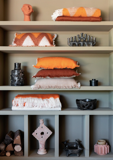 Coussin en laine Coupon