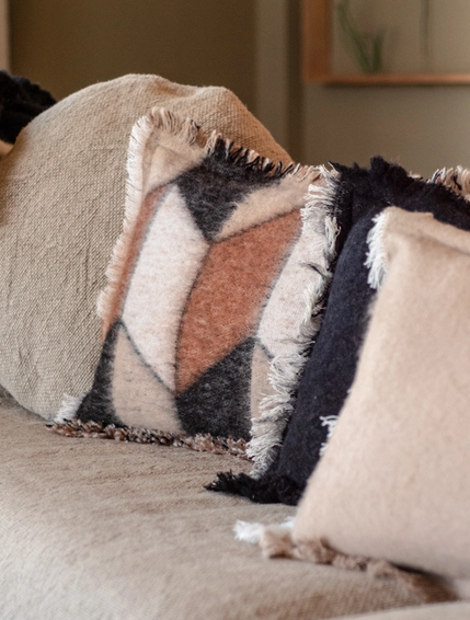 Coussin en laine Coupon