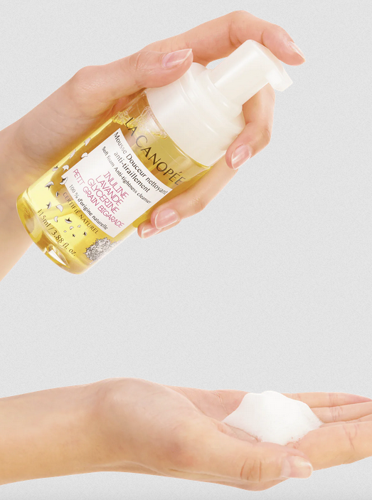 Mousse douceur nettoyant anti-tiraillement