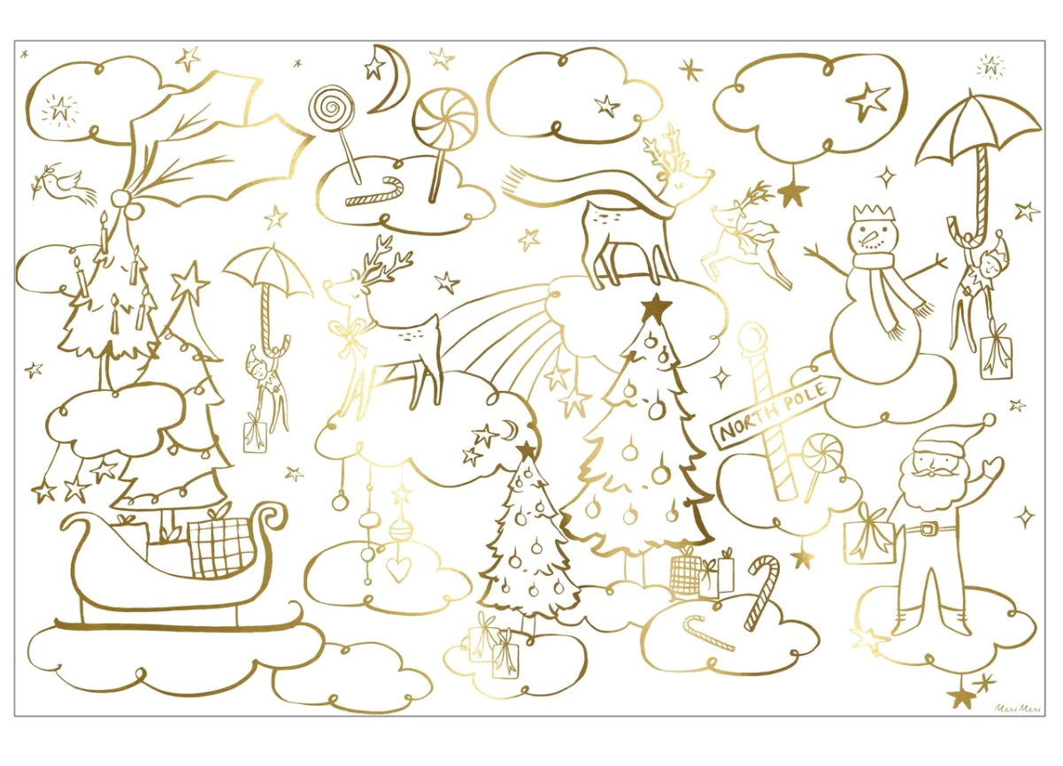 Affiche coloriage Noël