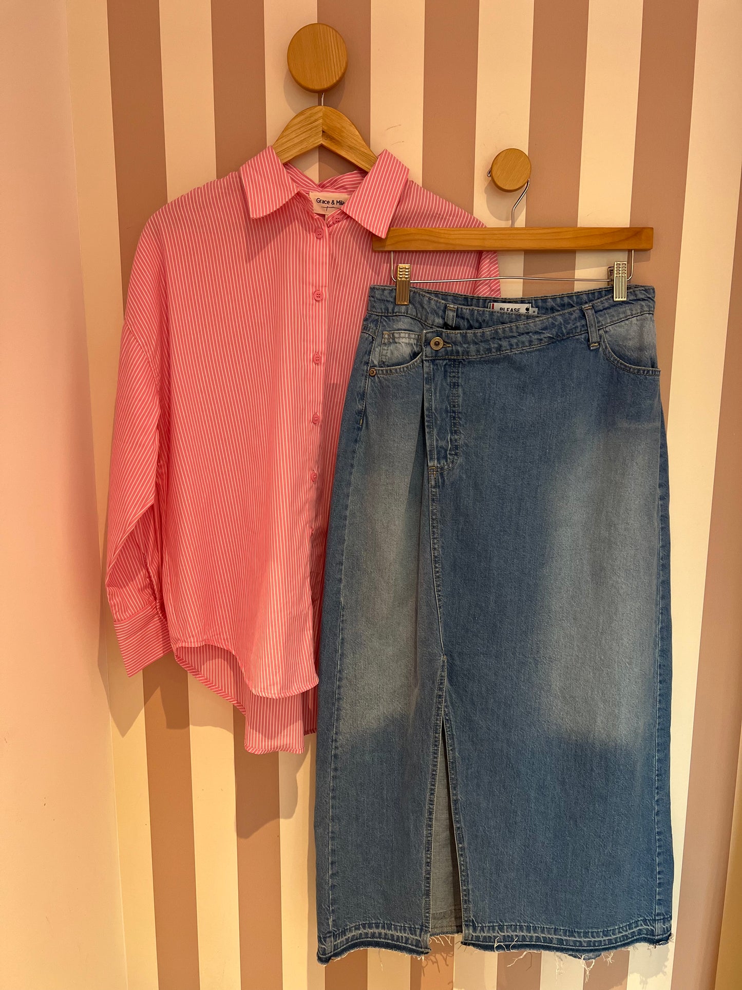 Jupe blu denim