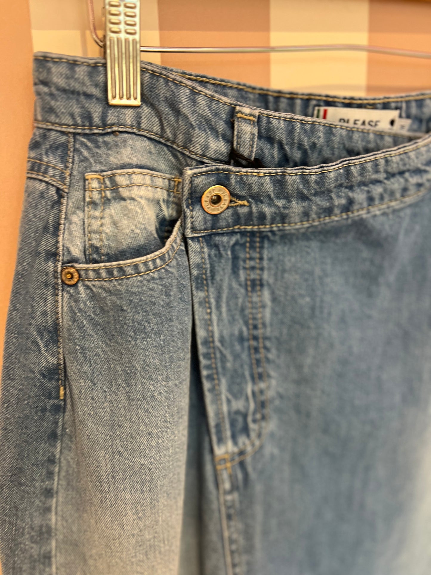 Jupe blu denim