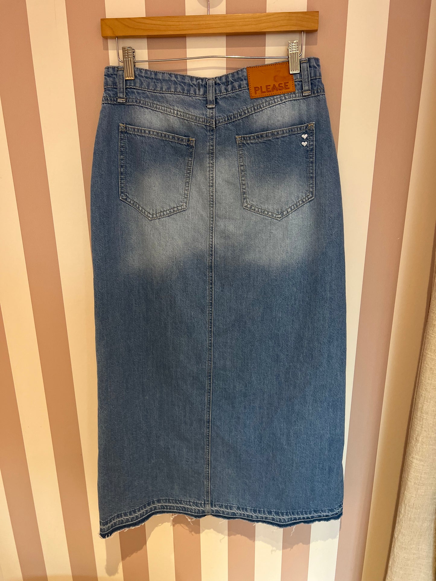 Jupe blu denim