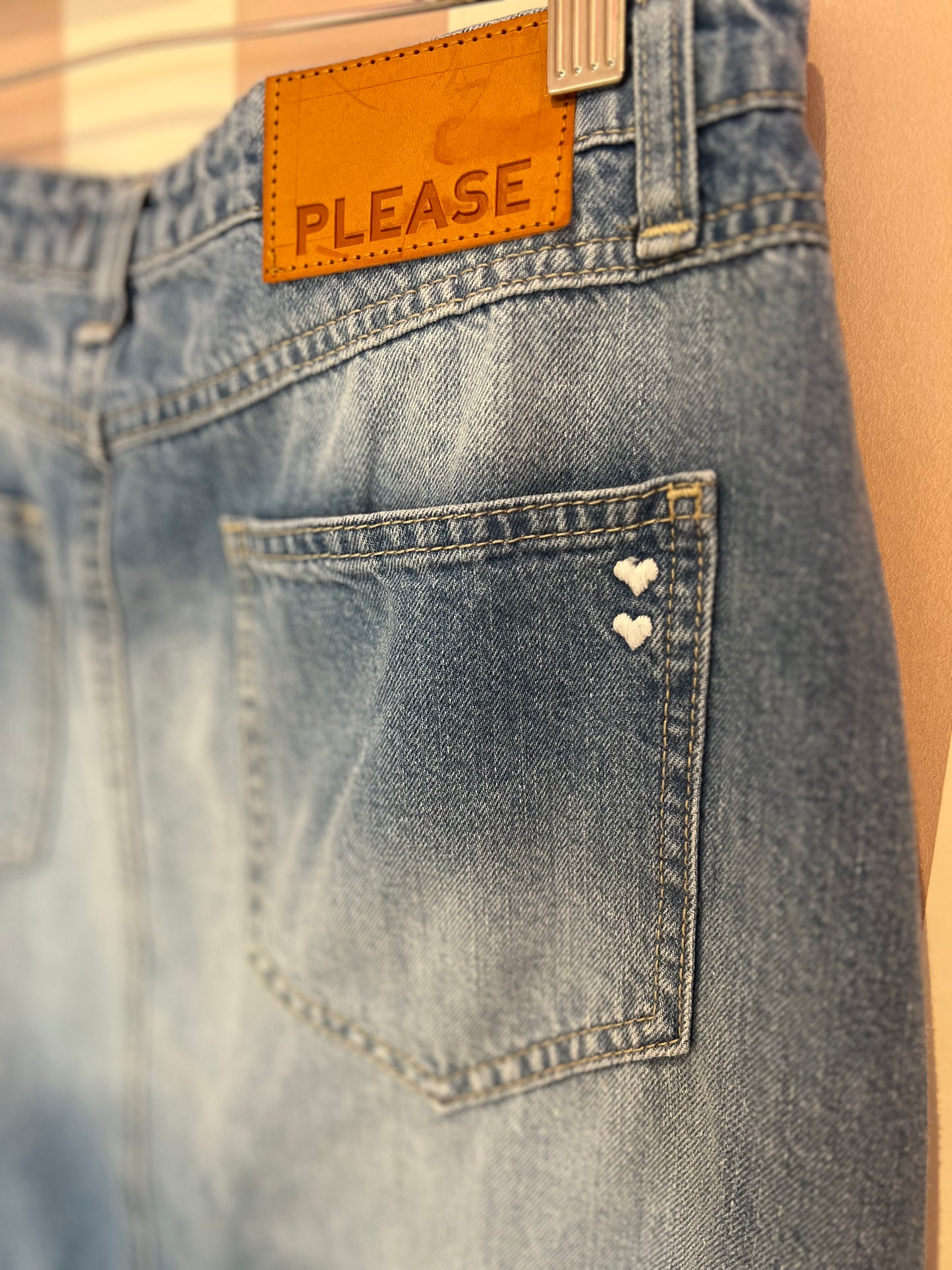 Jupe blu denim