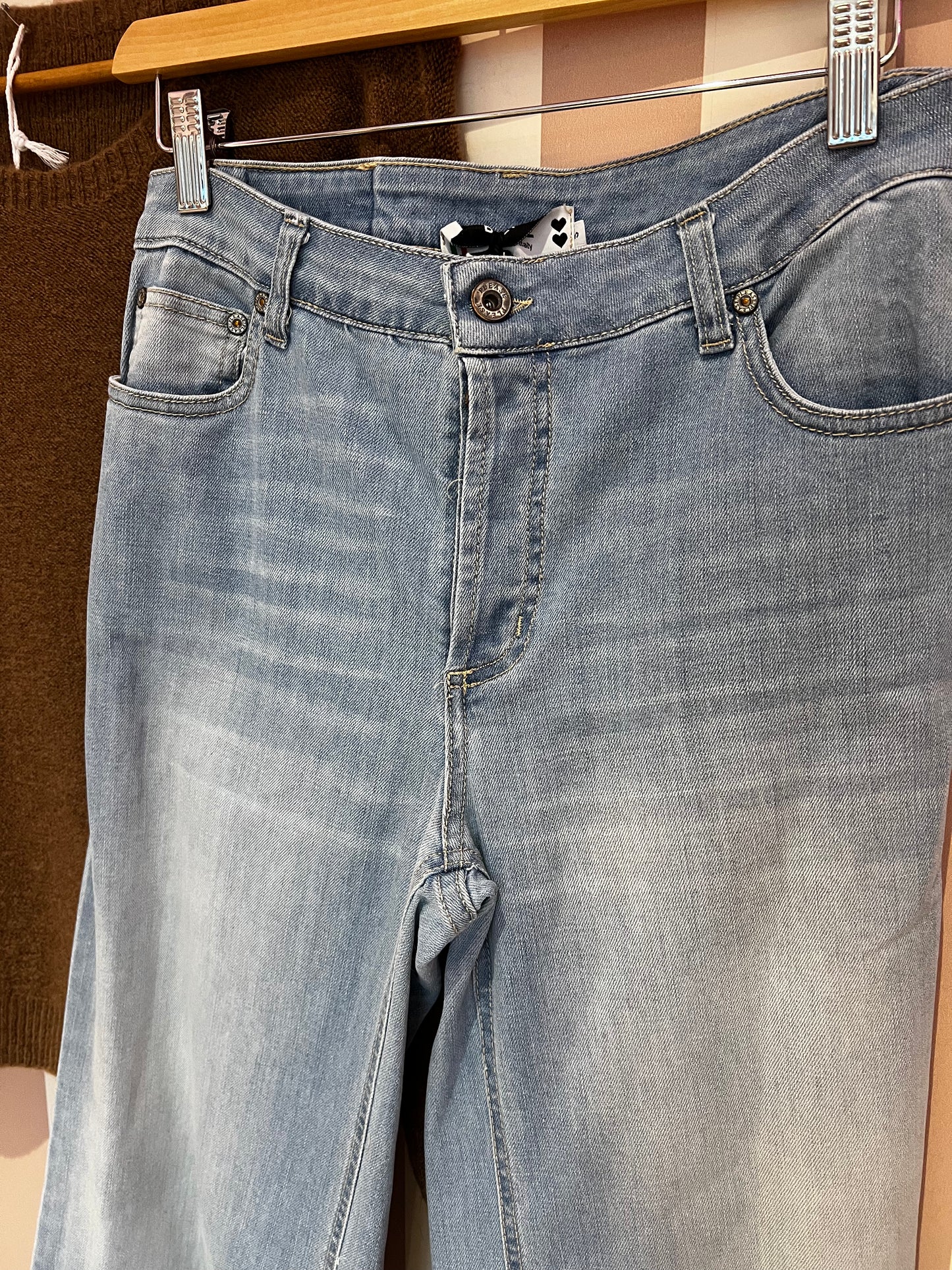 Jean blu coupe droite