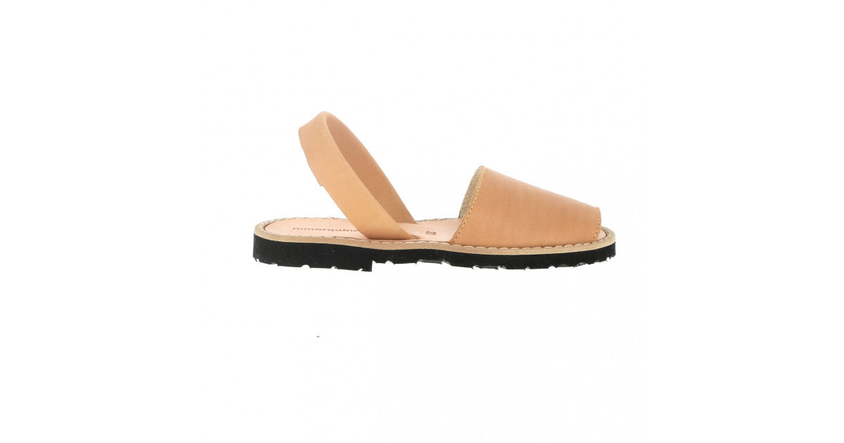 Sandales Avarca cuir naturel