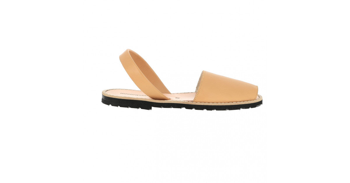 Sandales Avarca cuir naturel