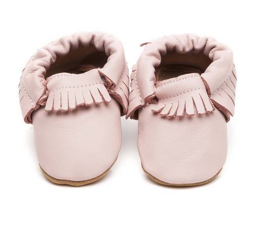 Chaussons en cuir souple