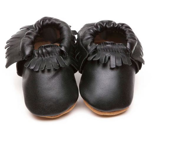 Chaussons en cuir souple