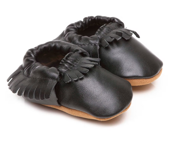 Chaussons en cuir souple