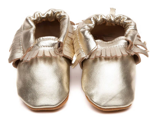 Chaussons en cuir souple
