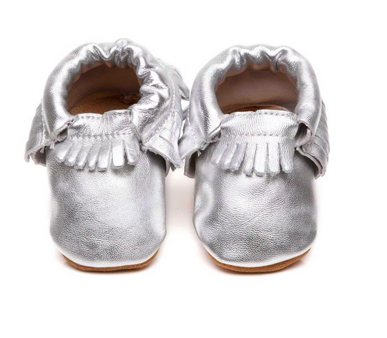 Chaussons en cuir souple