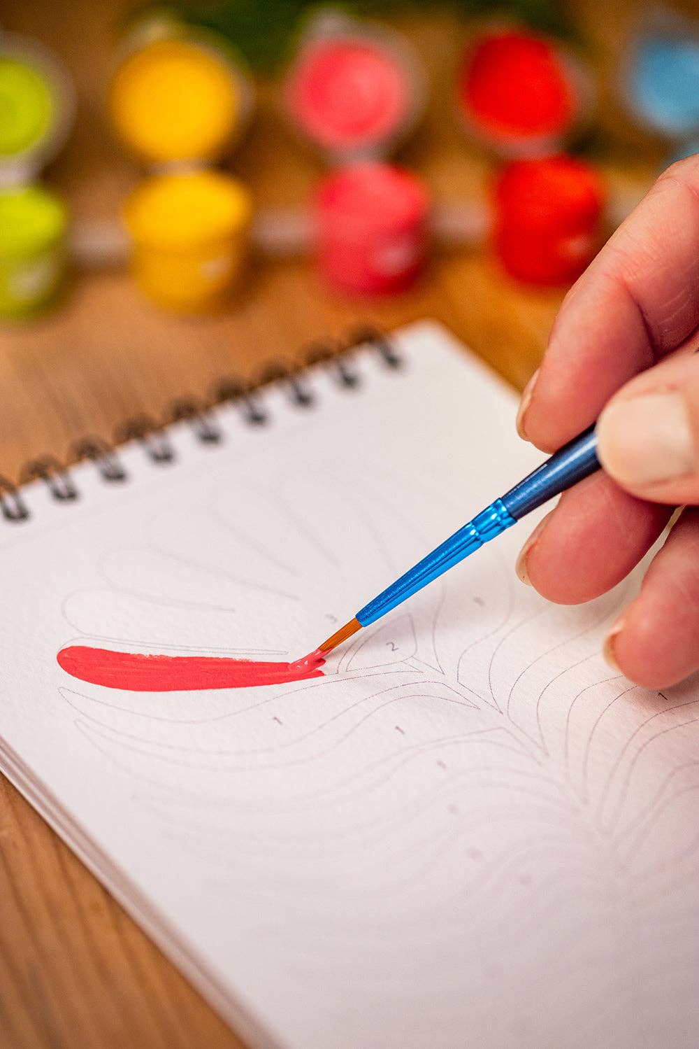 Peinture aux numéros - Arches fleuries