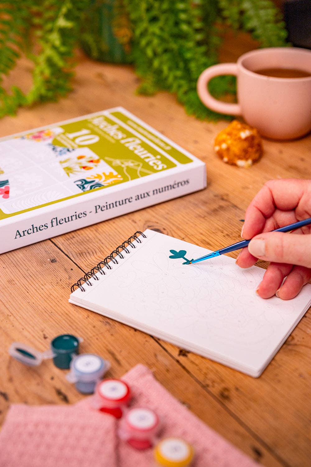 Peinture aux numéros - Arches fleuries