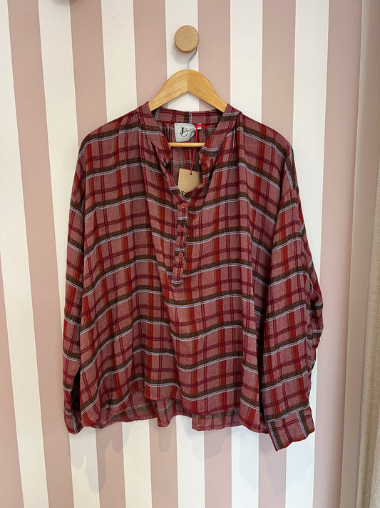 Chemise carreaux rouge