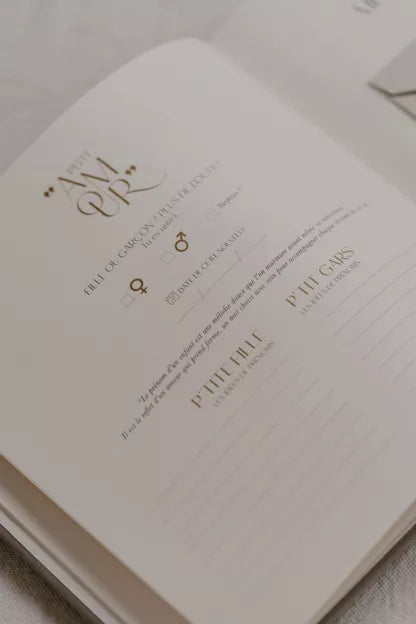 Livre de naissance Petit Amour