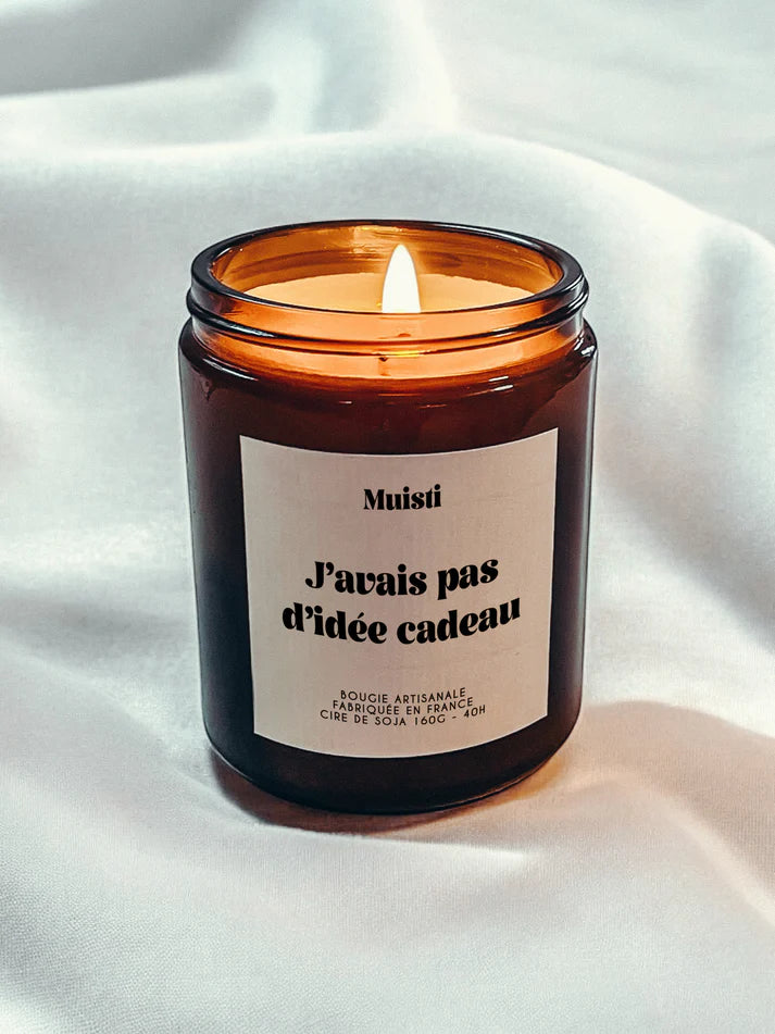 Bougie parfumée - J'avais pas d'idée cadeaux