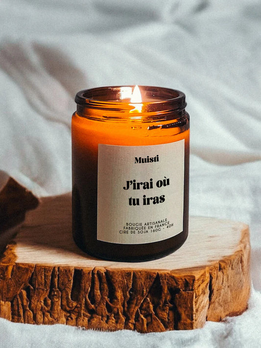 Bougie parfumée - J'irai où tu iras