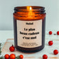 Bougie parfumée - Le plus beau cadeau c'est moi