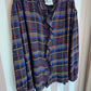 Blouse carreaux bleu