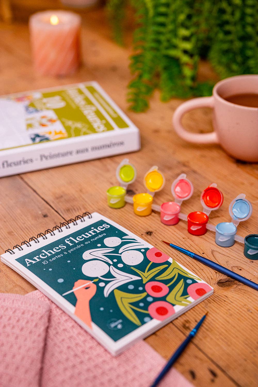 Peinture aux numéros - Arches fleuries