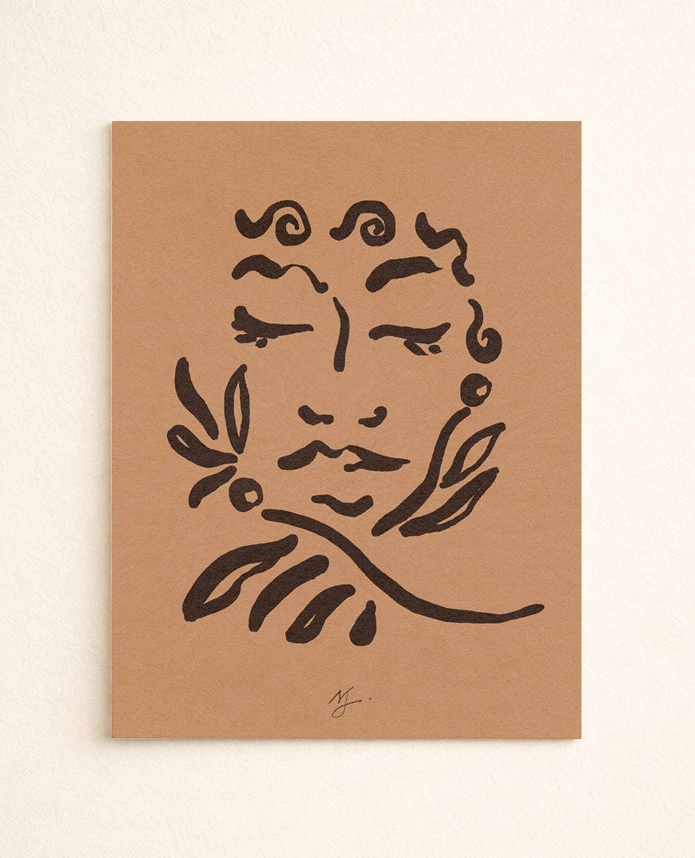 The Moment Of Joy: JAUNE / 50X70 CM