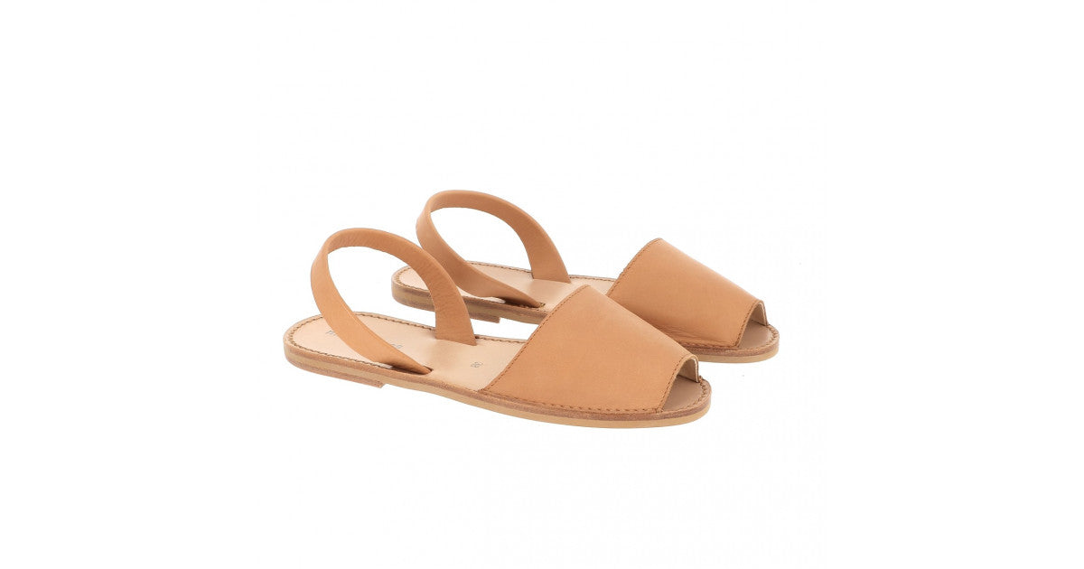 Sandales Avarca Neo cuir naturel