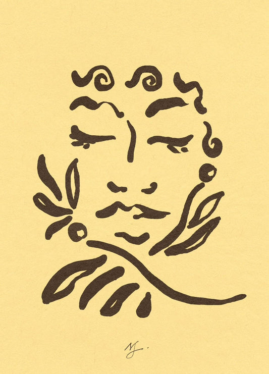 The Moment Of Joy: JAUNE / 50X70 CM