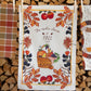 Torchon Automne Rustique