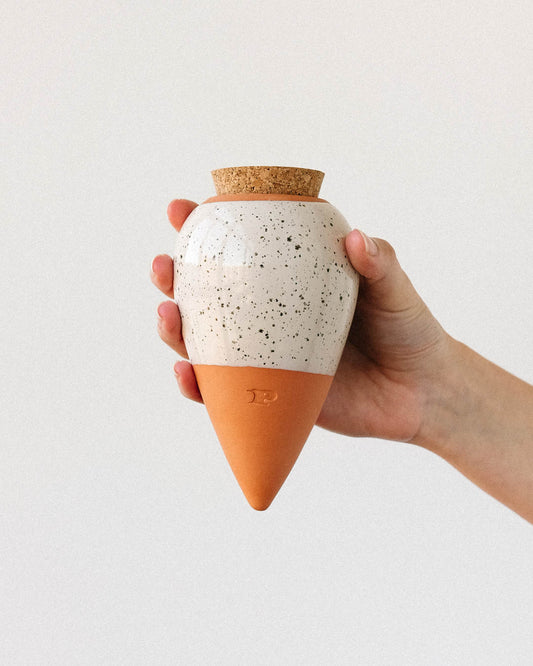 Olla - blanc grainé
